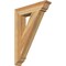 Ekena Millwork Traditional Traditional Rough Sawn Bracket, Western Red Cedar, 4"W x 20"D x 28"H BKT04X20X28TRA01RWR - alternate 1
